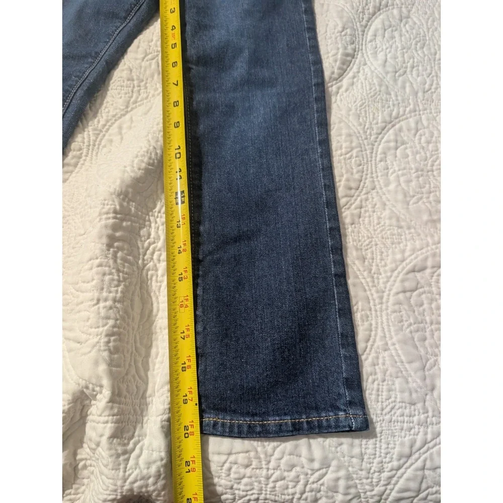 Old Navy Boys Straight Pull-On Jeans Size 6/7 NWT Dark Wash Elastic Waist